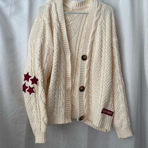 Taylor Swift RED cardigan stars NWOT